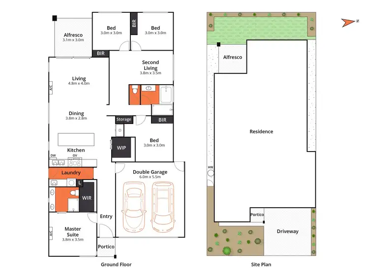 Floorplan of Homely house listing, 39 Flanagan Close, Armstrong Creek VIC 3217