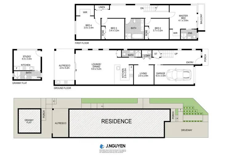 Floorplan of Homely semi-detached listing, 162A Saint Johns Road, Cabramatta West NSW 2166