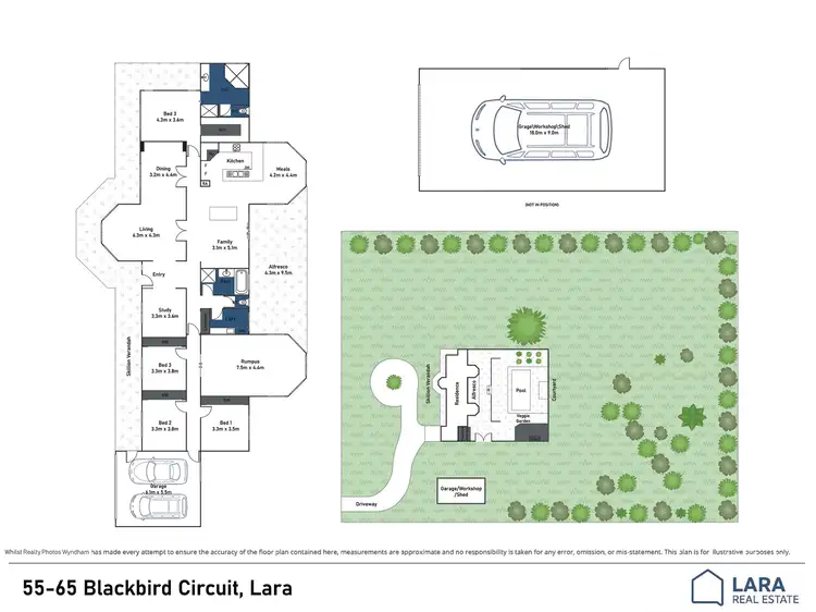 Floorplan of Homely rural property listing, 55-65 Blackbird Circuit, Lara VIC 3212