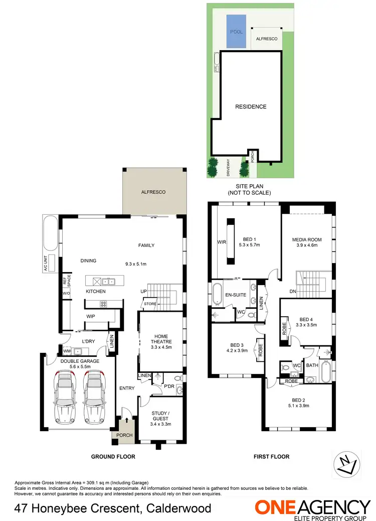 Floorplan of Homely house listing, 47 Honeybee Crescent, Calderwood NSW 2527