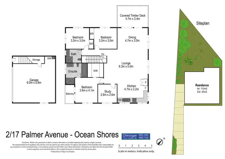 Floorplan of Homely house listing, 2/17 Palmer Avenue, Ocean Shores NSW 2483