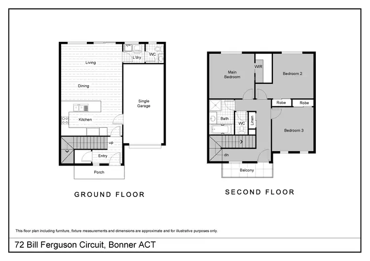 Floorplan of Homely house listing, 72 Bill Ferguson Circuit, Bonner ACT 2914