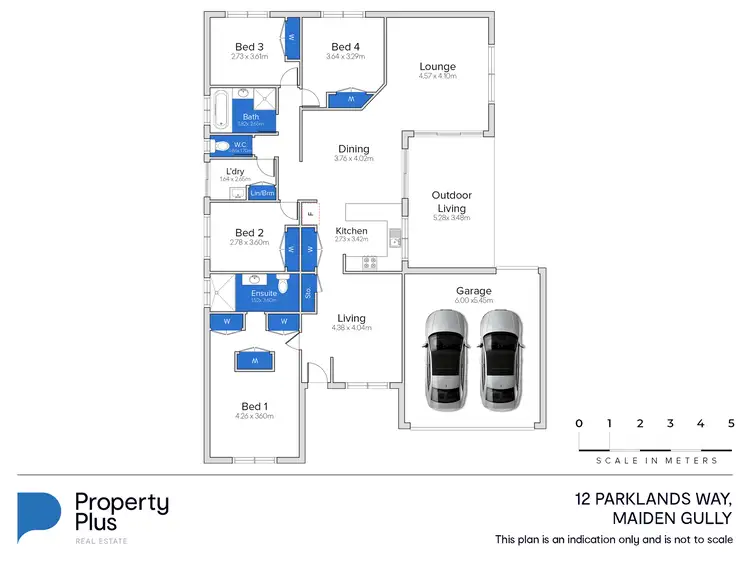 Floorplan of Homely house listing, 12 Parklands Way, Maiden Gully VIC 3551
