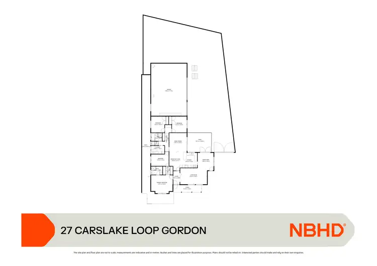Floorplan of Homely house listing, 27 Carslake Loop, Gordon ACT 2906