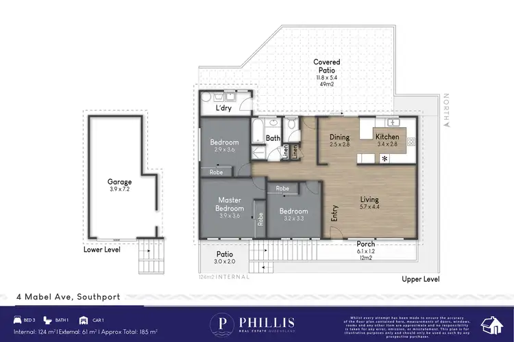 Floorplan of Homely house listing, 4 Mabel Avenue, Southport QLD 4215