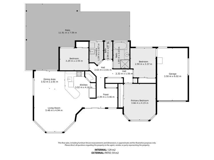 Floorplan of Homely house listing, 42 Twenty Third Avenue, Brighton QLD 4017