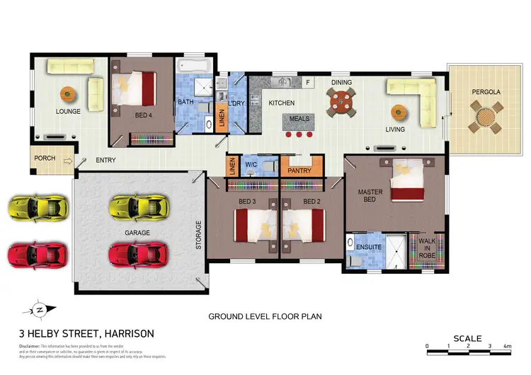 Floorplan of Homely house listing, 3 Helby Street, Harrison ACT 2914