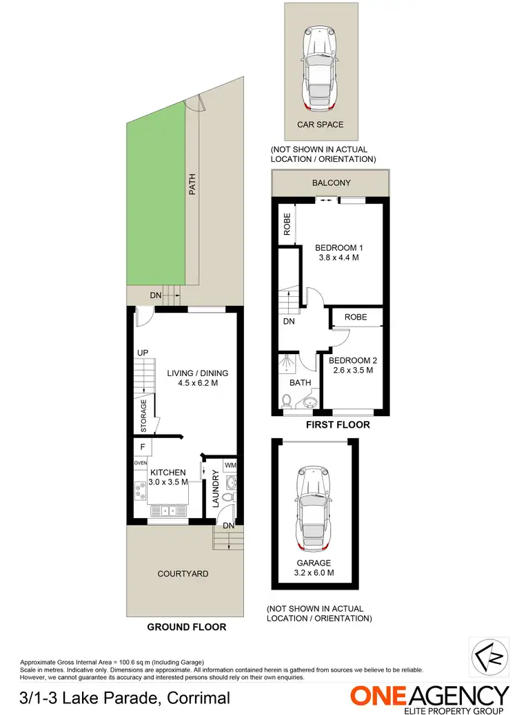 Floorplan of Homely unit listing, 3/1-3 Lake Parade, East Corrimal NSW 2518