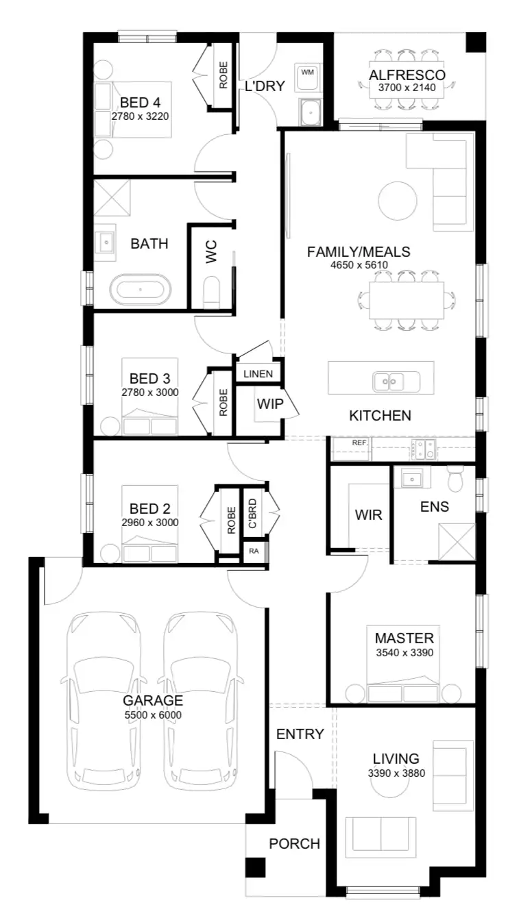 Floorplan of Homely house listing, Lot 926 Nancy Boulevard, Wonthaggi VIC 3995