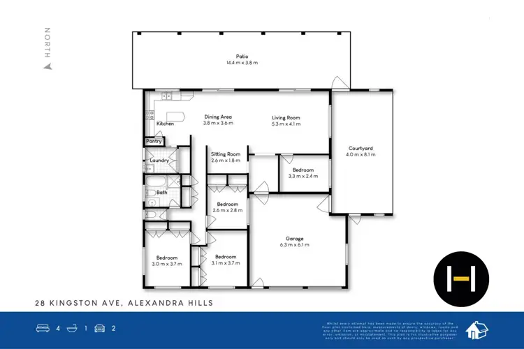Floorplan of Homely house listing, Address available on request