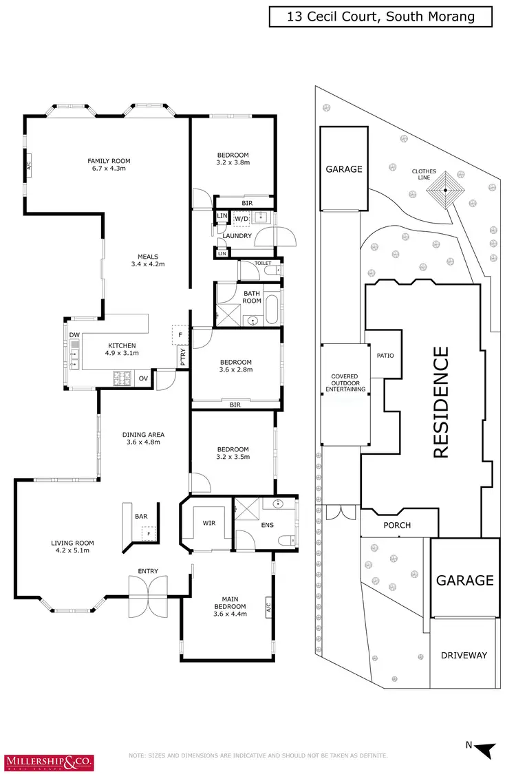 Floorplan of Homely house listing, 13 Cecil Court, South Morang VIC 3752