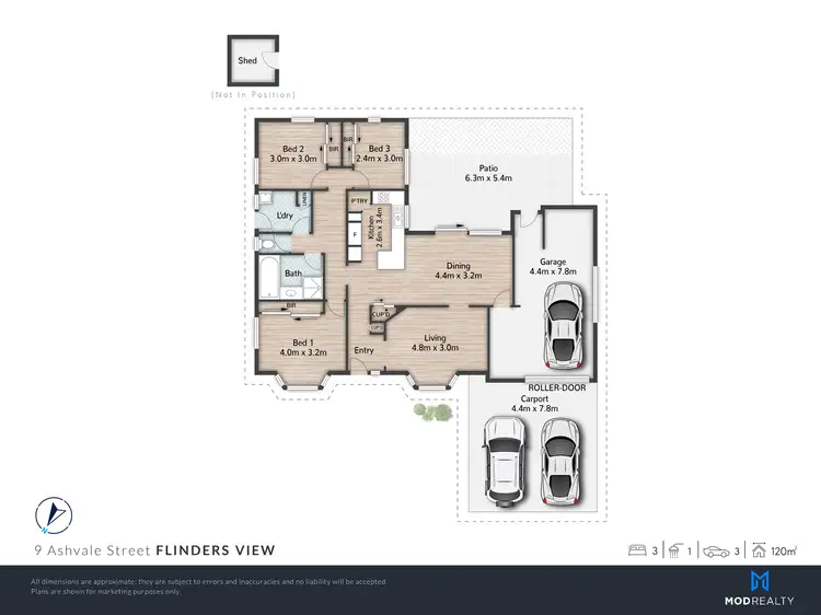 Floorplan of Homely house listing, 9 Ashvale Street, Flinders View QLD 4305