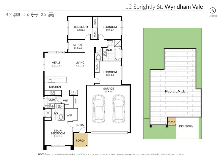 Floorplan of Homely house listing, 12 Sprightly Street, Wyndham Vale VIC 3024