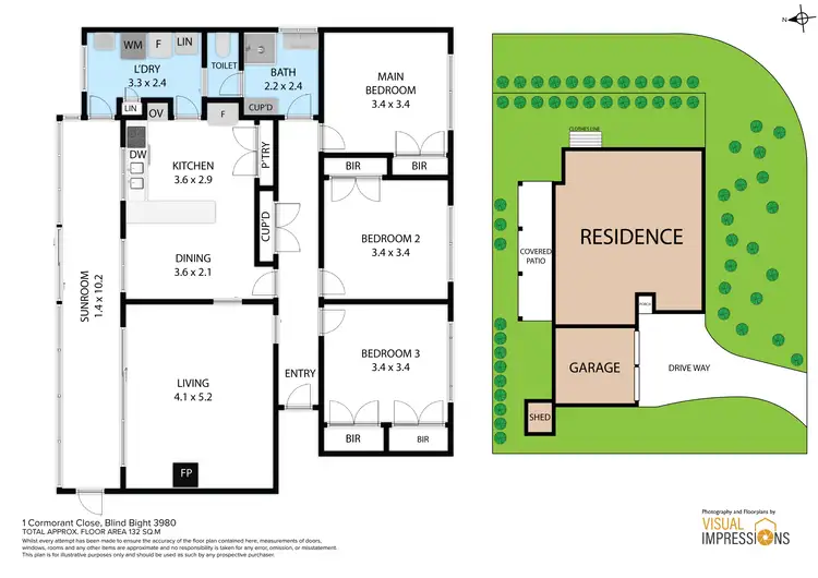 Floorplan of Homely house listing, 1 Cormorant Close, Blind Bight VIC 3980