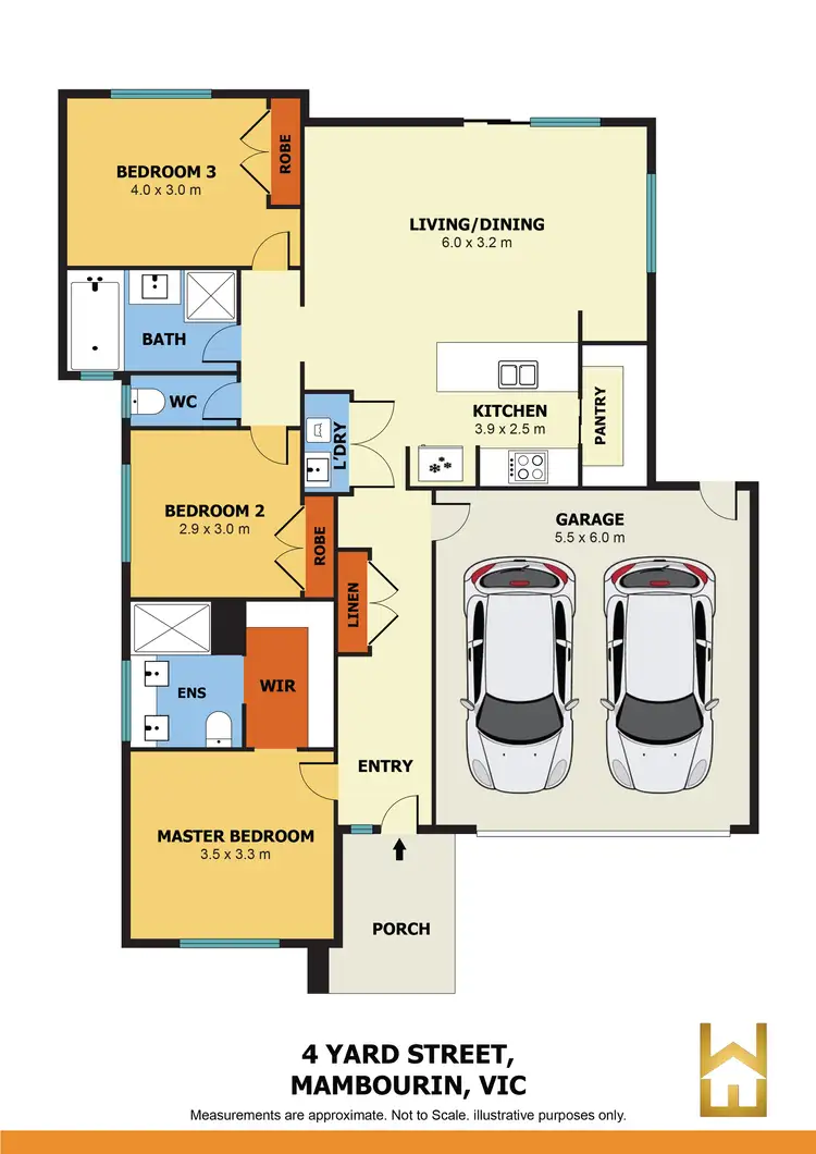 Floorplan of Homely house listing, 4 Yard Street, Mambourin VIC 3024