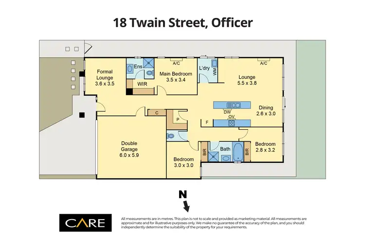 Floorplan of Homely house listing, 18 Twain Street, Officer VIC 3809
