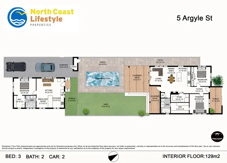 Floorplan of Homely house listing, 5 Argyle Street, Mullumbimby NSW 2482