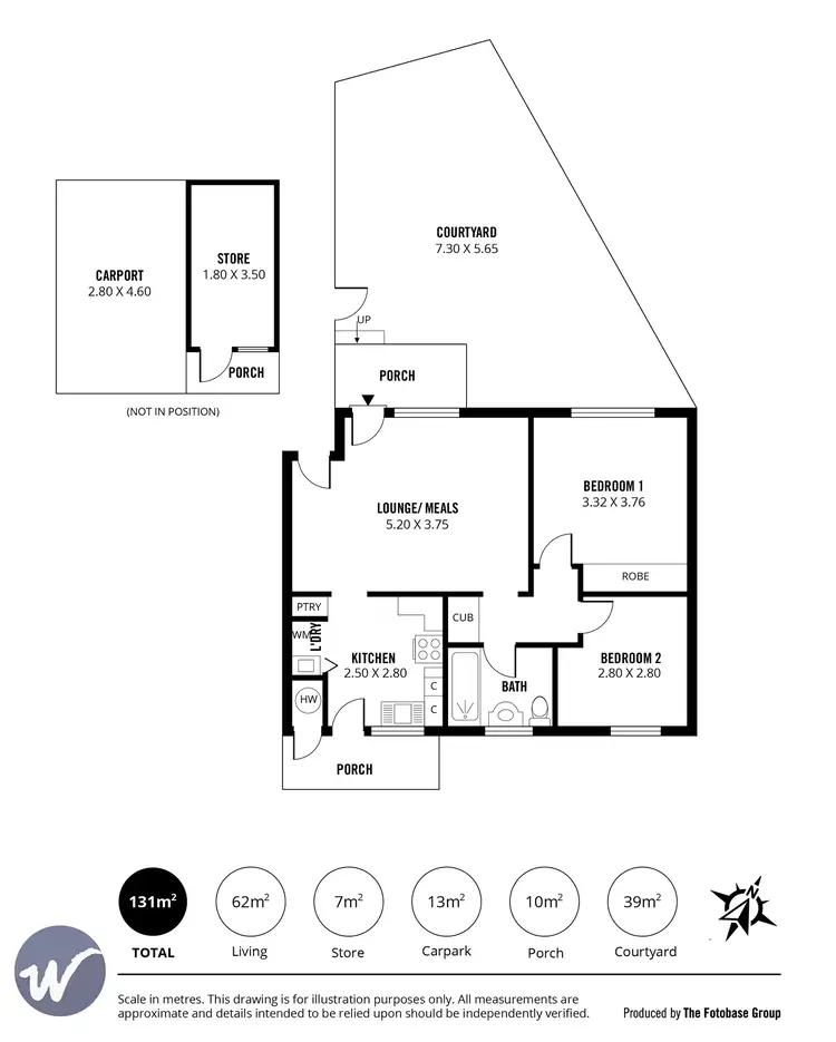 Floorplan of Homely unit listing, unit 11/1 Stonehouse Avenue, Plympton SA 5038