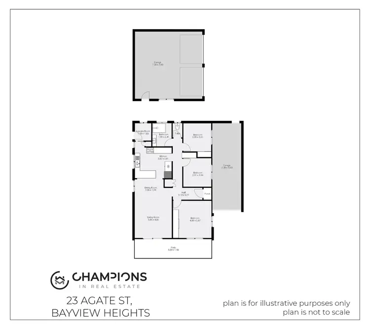 Floorplan of Homely house listing, 23 Agate Street, Bayview Heights QLD 4868