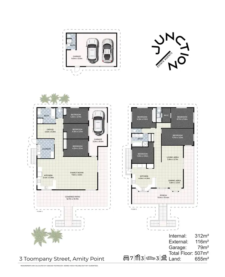 Floorplan of Homely house listing, 3 TOOMPANY STREET, Amity QLD 4183