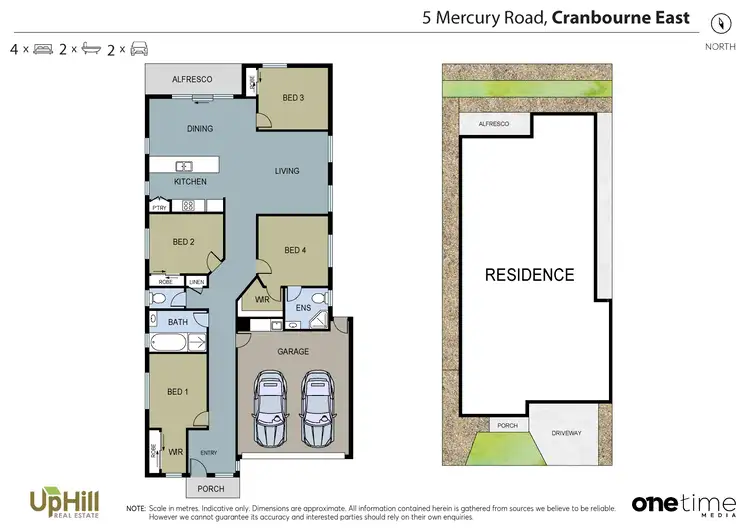 Floorplan of Homely house listing, 5 Mercury Road, Cranbourne East VIC 3977