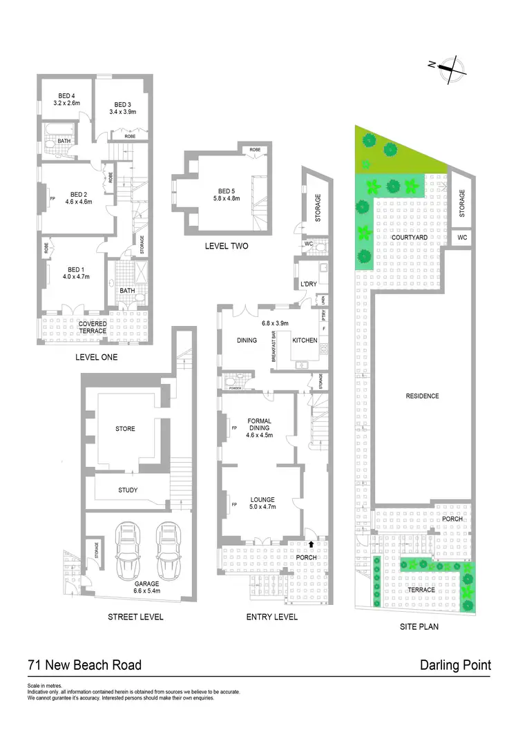 Floorplan of Homely house listing, 71 New Beach Road, Darling Point NSW 2027