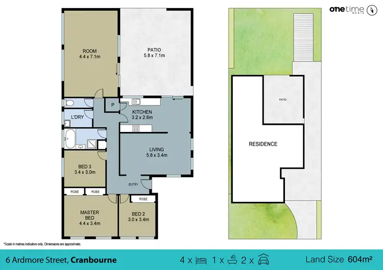 Floorplan of Homely house listing, 6 Ardmore Street, Cranbourne VIC 3977