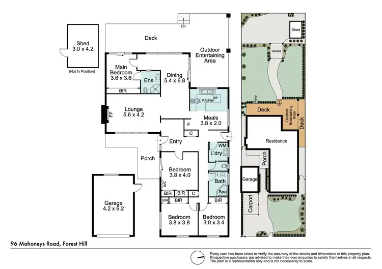 Floorplan of Homely house listing, 96 Mahoneys Road, Forest Hill VIC 3131