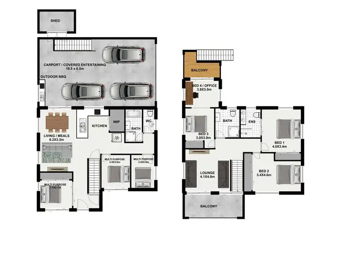 Floorplan of Homely house listing, 43 King Edward Avenue, Darra QLD 4076