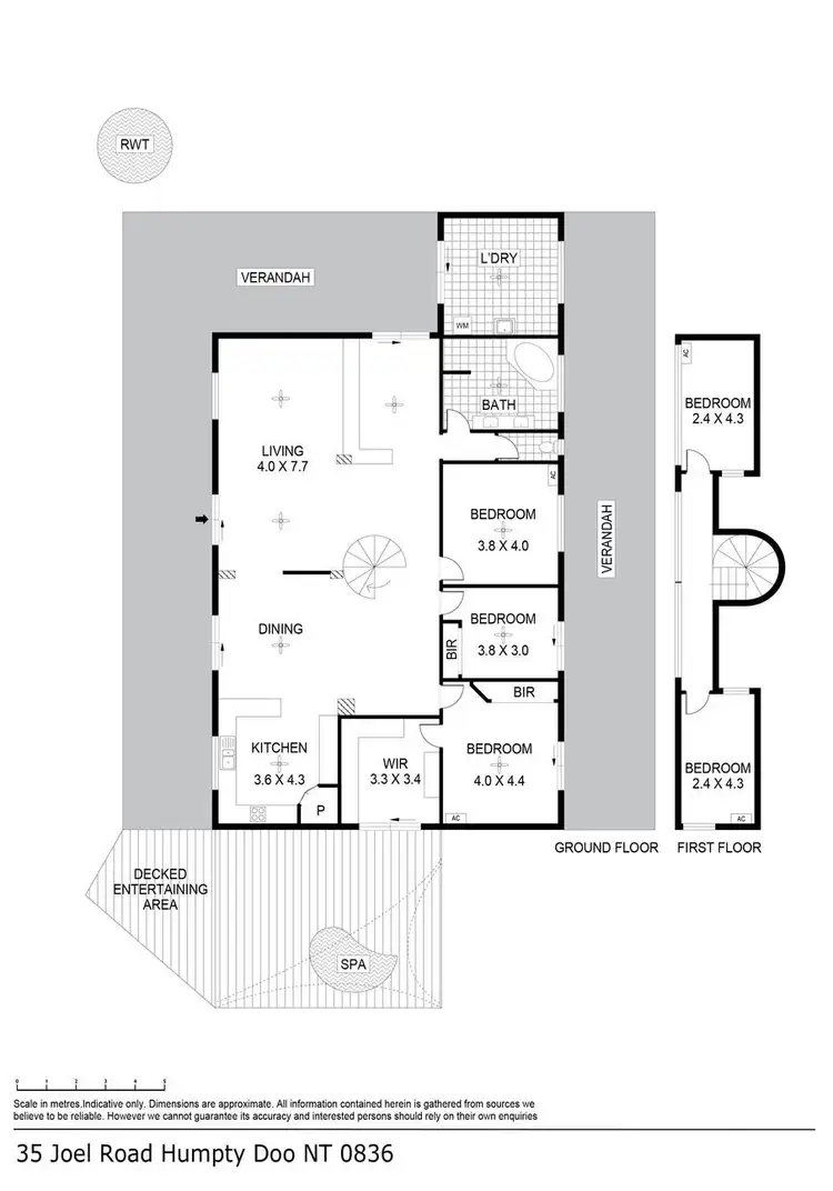 Floorplan of Homely house listing, 35 Joel Road, Humpty Doo NT 836