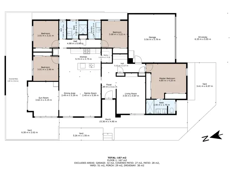 Floorplan of Homely house listing, 8 Madi Way, Ngunnawal ACT 2913
