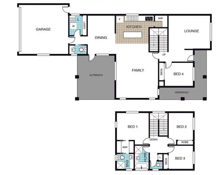 Floorplan of Homely house listing, 352 Anthony Rolfe Avenue, Harrison ACT 2914