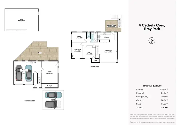 Floorplan of Homely house listing, 4 Cedrela Crescent, Bray Park QLD 4500