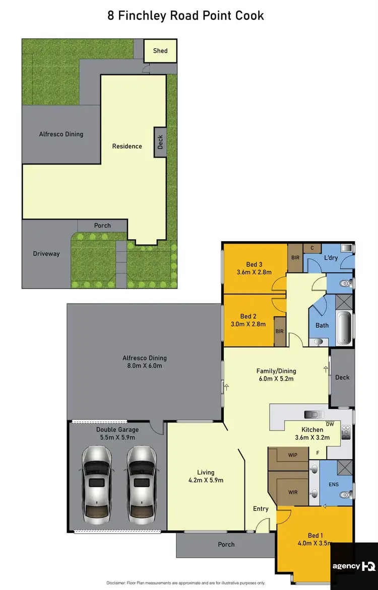 Floorplan of Homely house listing, 8 Finchley Road, Point Cook VIC 3030
