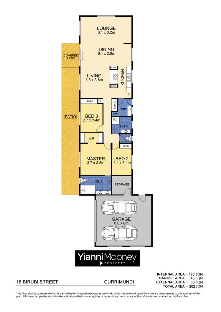Floorplan of Homely house listing, 18 Birubi Street, Currimundi QLD 4551