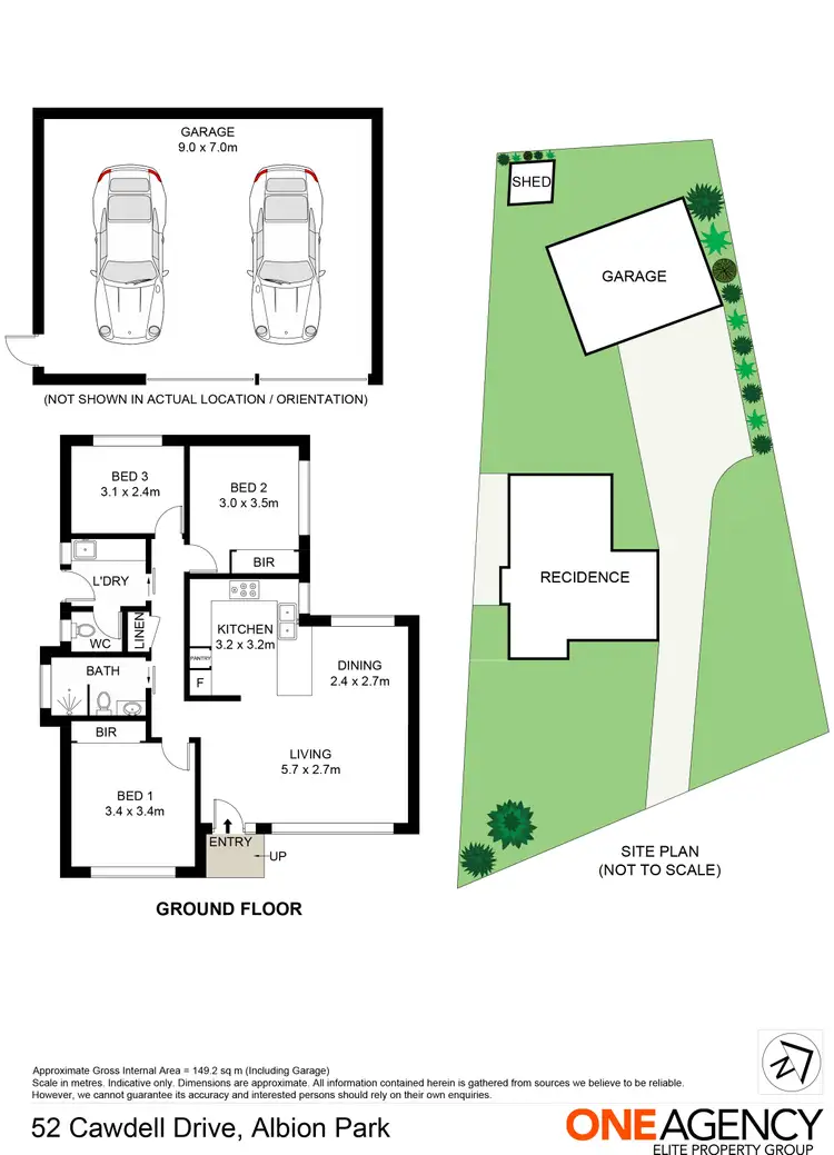 Floorplan of Homely house listing, 52 Cawdell Drive, Albion Park NSW 2527