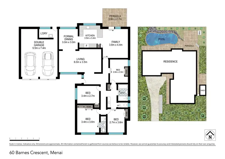 Floorplan of Homely house listing, 60 Barnes Crescent, Menai NSW 2234
