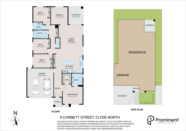 Floorplan of Homely house listing, 6 Corbett Street, Clyde North VIC 3978