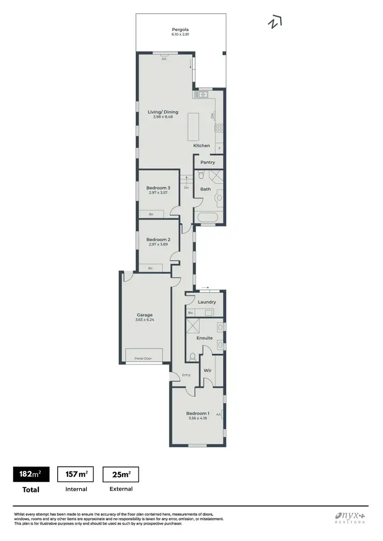 Floorplan of Homely house listing, 3A Ridgeway Avenue, Enfield SA 5085