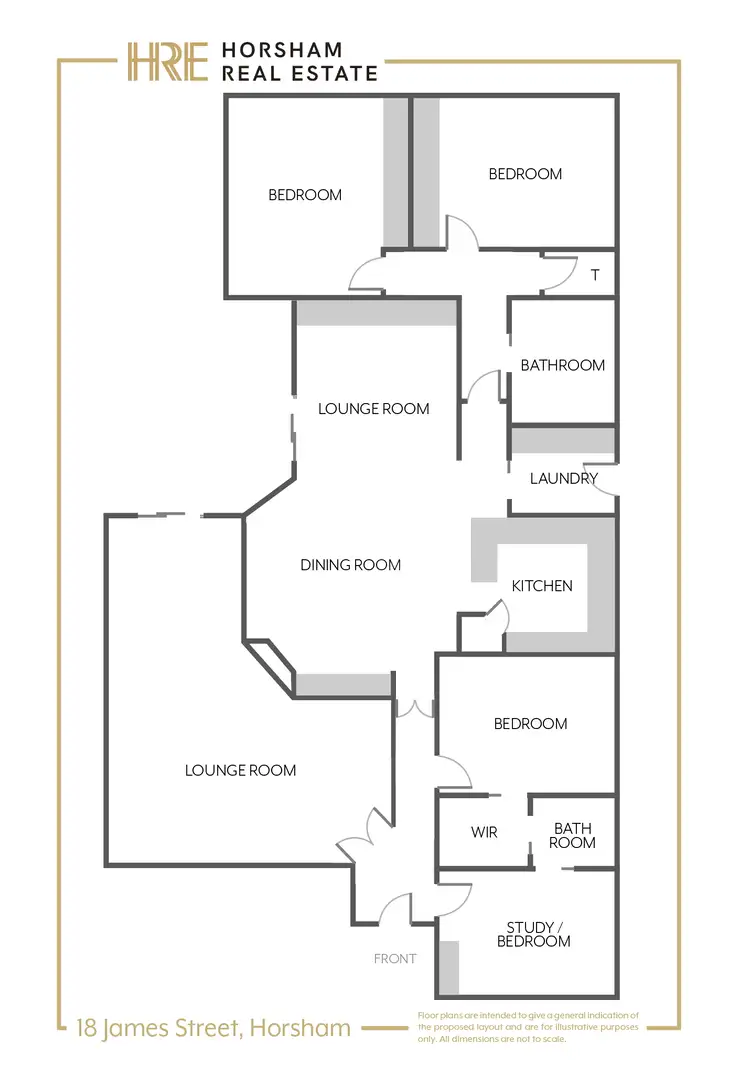 Floorplan of Homely house listing, 18 James Street, Horsham VIC 3400