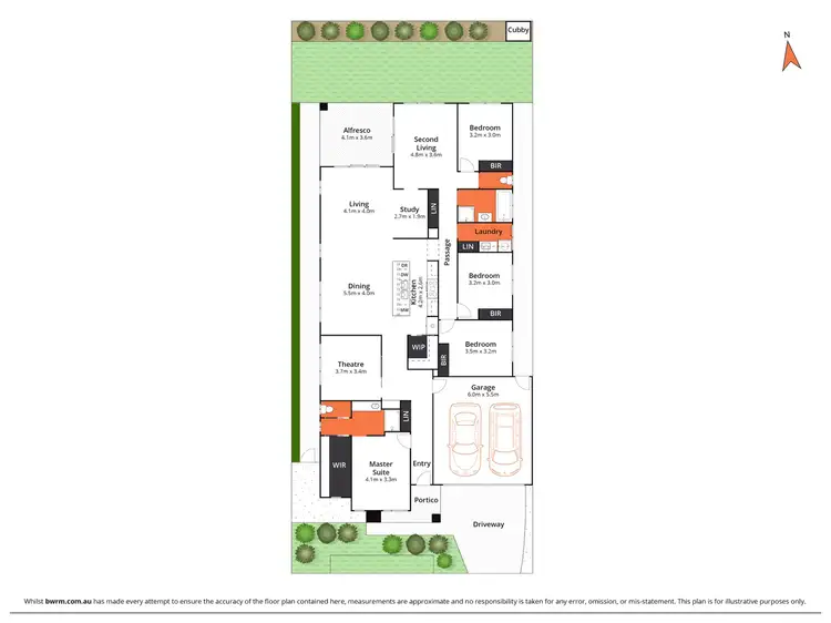 Floorplan of Homely house listing, 63 Edenhope Circuit, Armstrong Creek VIC 3217