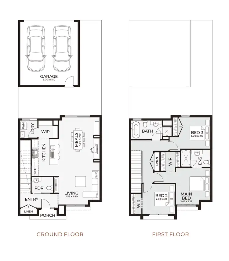 Floorplan of Homely house listing, Lot 548 - 6 Oliveleaf Walk, Diggers Rest VIC 3427