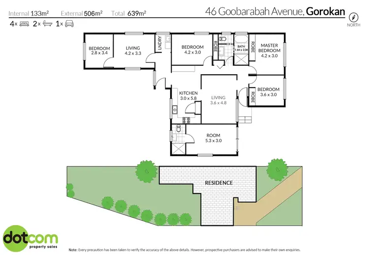 Floorplan of Homely house listing, 46 Goobarabah Avenue, Gorokan NSW 2263