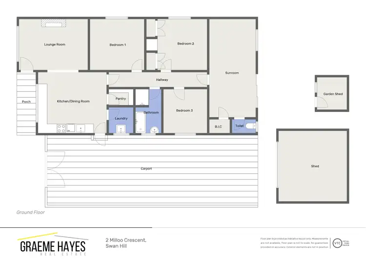Floorplan of Homely house listing, 2 Milloo Crescent, Swan Hill VIC 3585