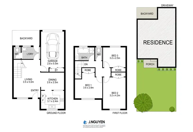 Floorplan of Homely townhouse listing, 8/27 Phelps Street, Canley Vale NSW 2166