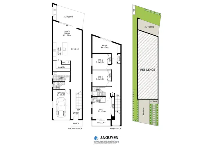 Floorplan of Homely terrace listing, 1/10 Cartwright Avenue, Miller NSW 2168