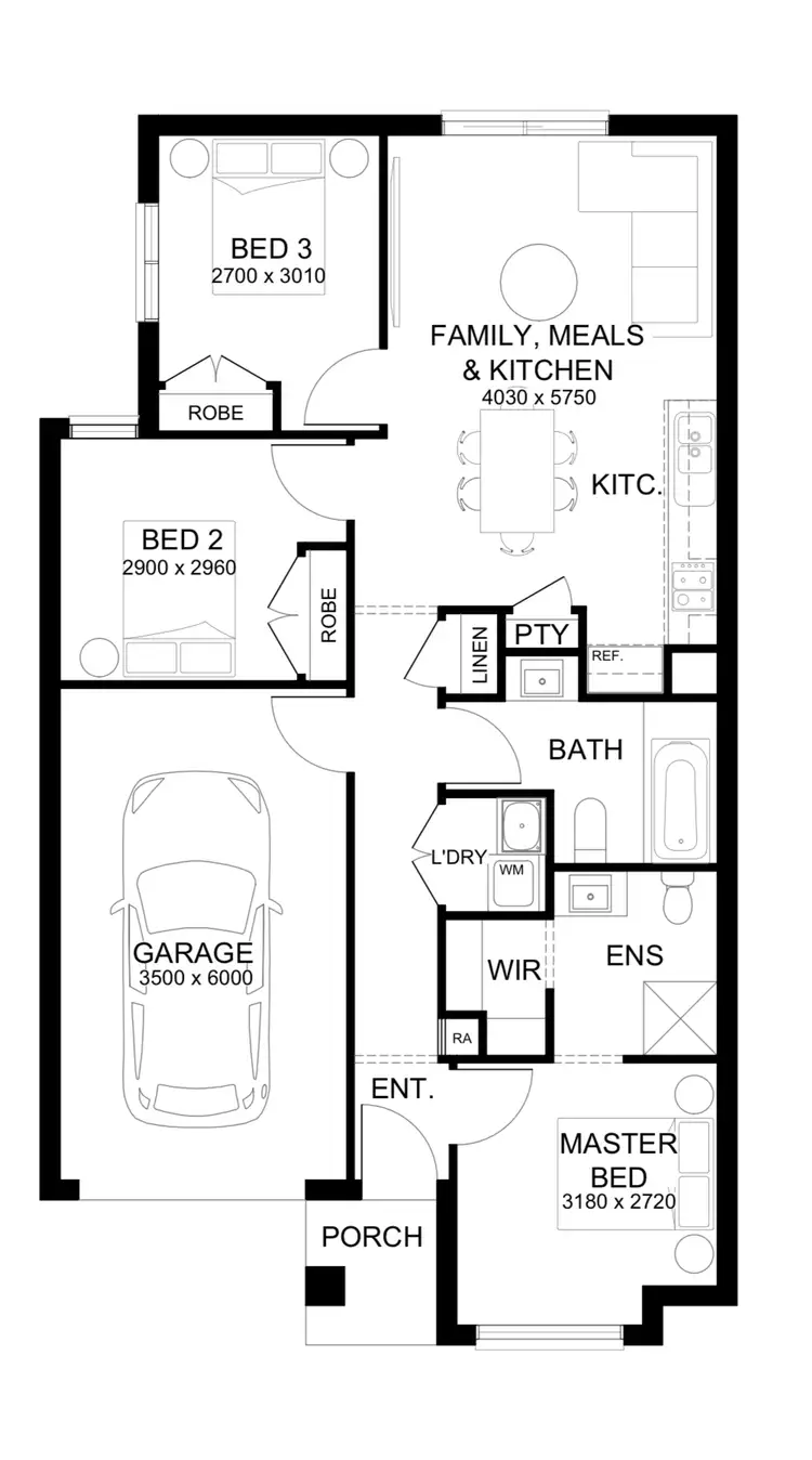 Floorplan of Homely house listing, Lot 906 Tussock Way, Officer South VIC 3809