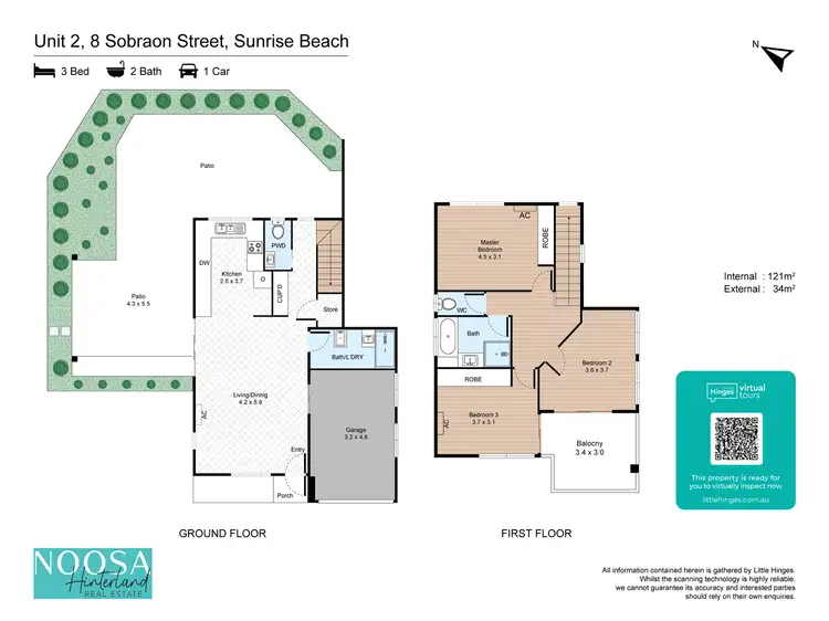 Floorplan of Homely townhouse listing, 2/8 Sobraon Street, Sunrise Beach QLD 4567