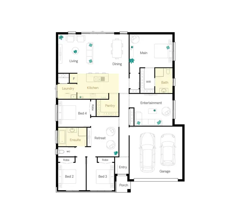 Floorplan of Homely house listing, Lot 141 Honeyeater Drive, Mannum SA 5238