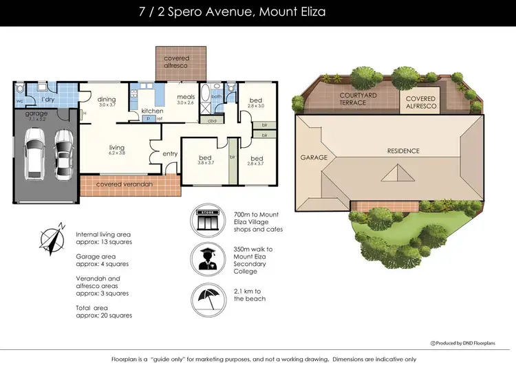 Floorplan of Homely unit listing, 7/2 Spero Avenue, Mount Eliza VIC 3930